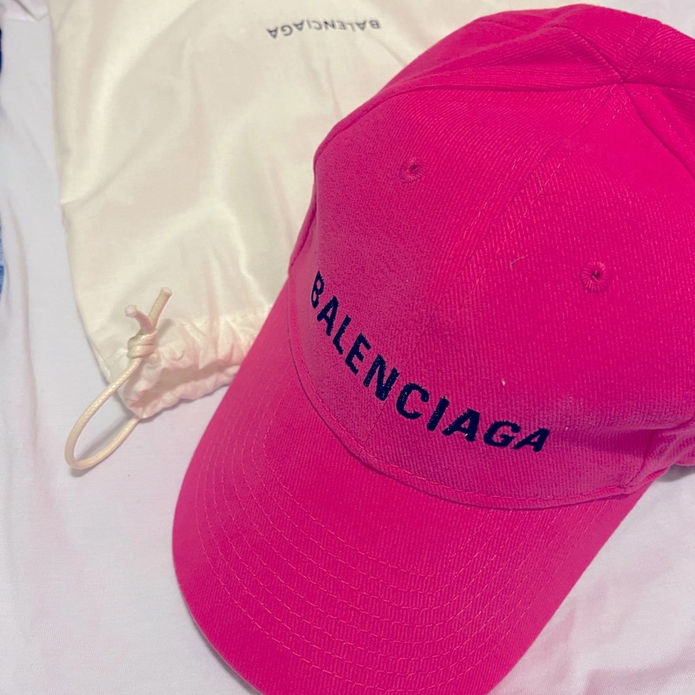 Authentic Balenciaga Logo Embroidered Cap
